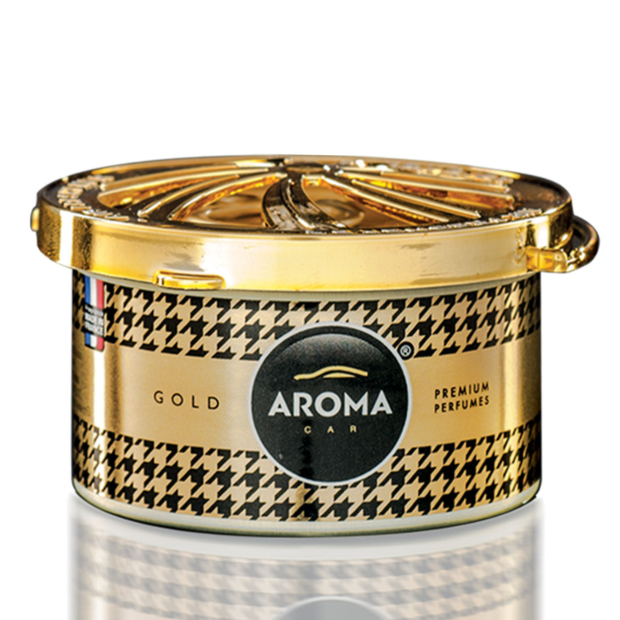 Aroma Prestige Organic Gold autós légfrissítő dobozban