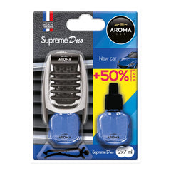 Aroma Car Supreme Duo New Car autóillatosító extra utántöltő flakonnal