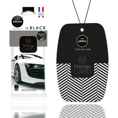 Aroma Prestige Card Black függő autóillatosító cellulózból
