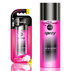 Bilduftspray med bubblegum-duft i 50 ml glasflaske