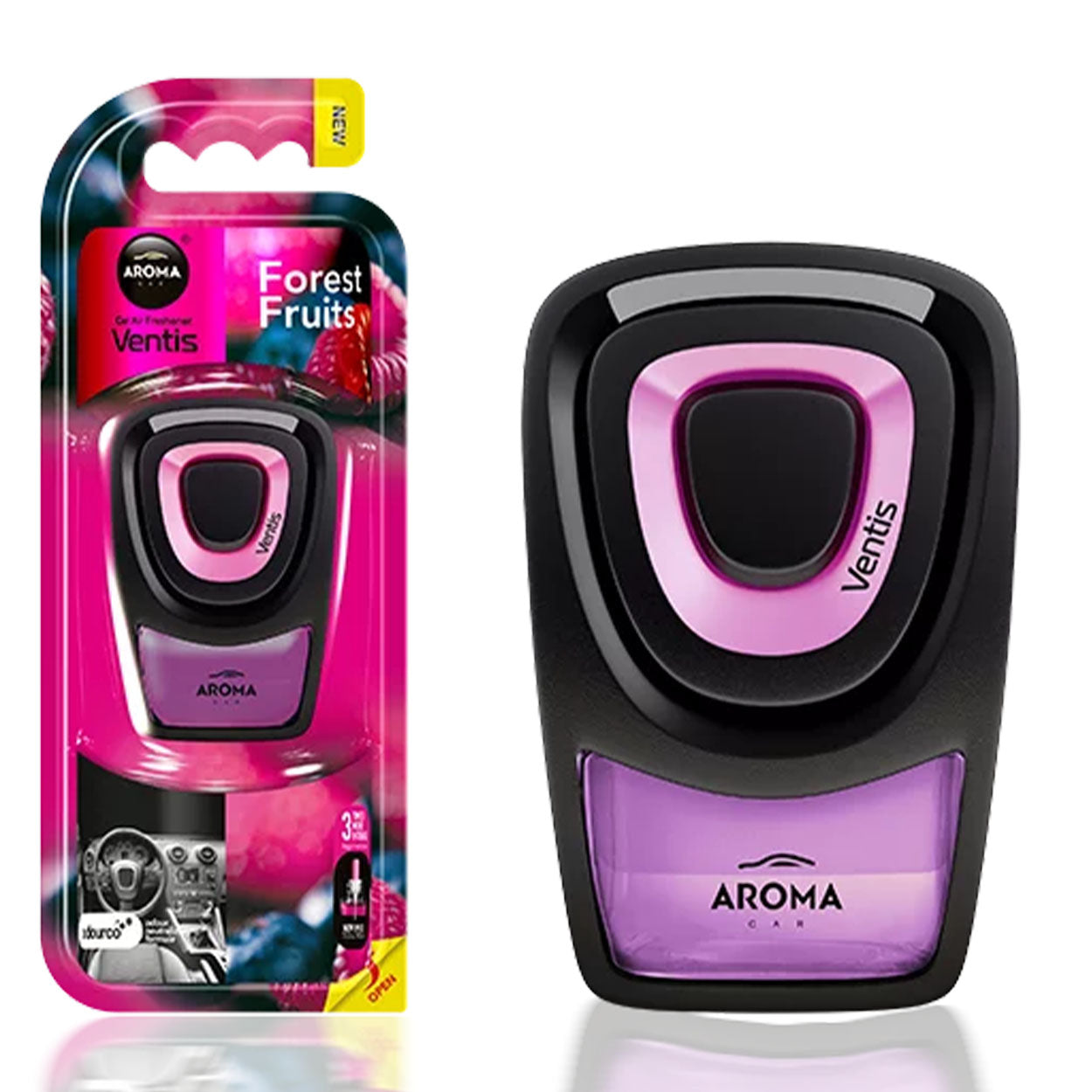 Aroma Car Ventis Forest Fruits autóillatosító az autó szellőzőrácsához