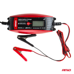 Digital batterilader til syre- og gelbatterier