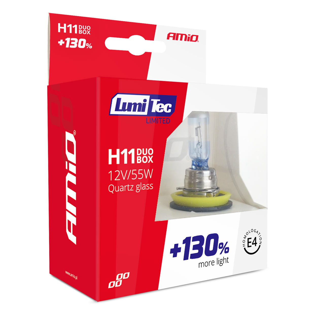 LumiTec Limited H11 halogén izzók foglalattal