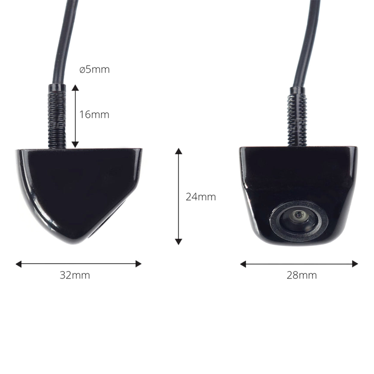Bakkamera HD 310 med kabel og monteringsdele