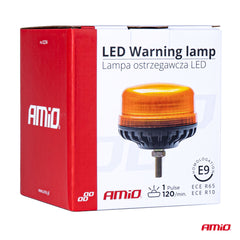Narancssárga villogó LED-es figyelmeztető lámpa
