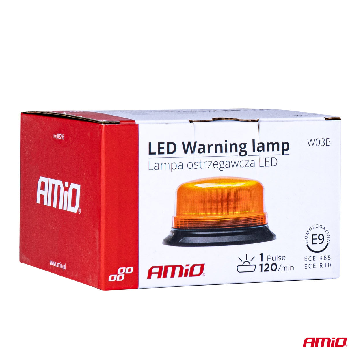 LED advarselslampe med IP56-kapsling