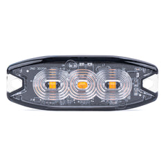 Slimt orange LED-advarselsblink til montering i grill