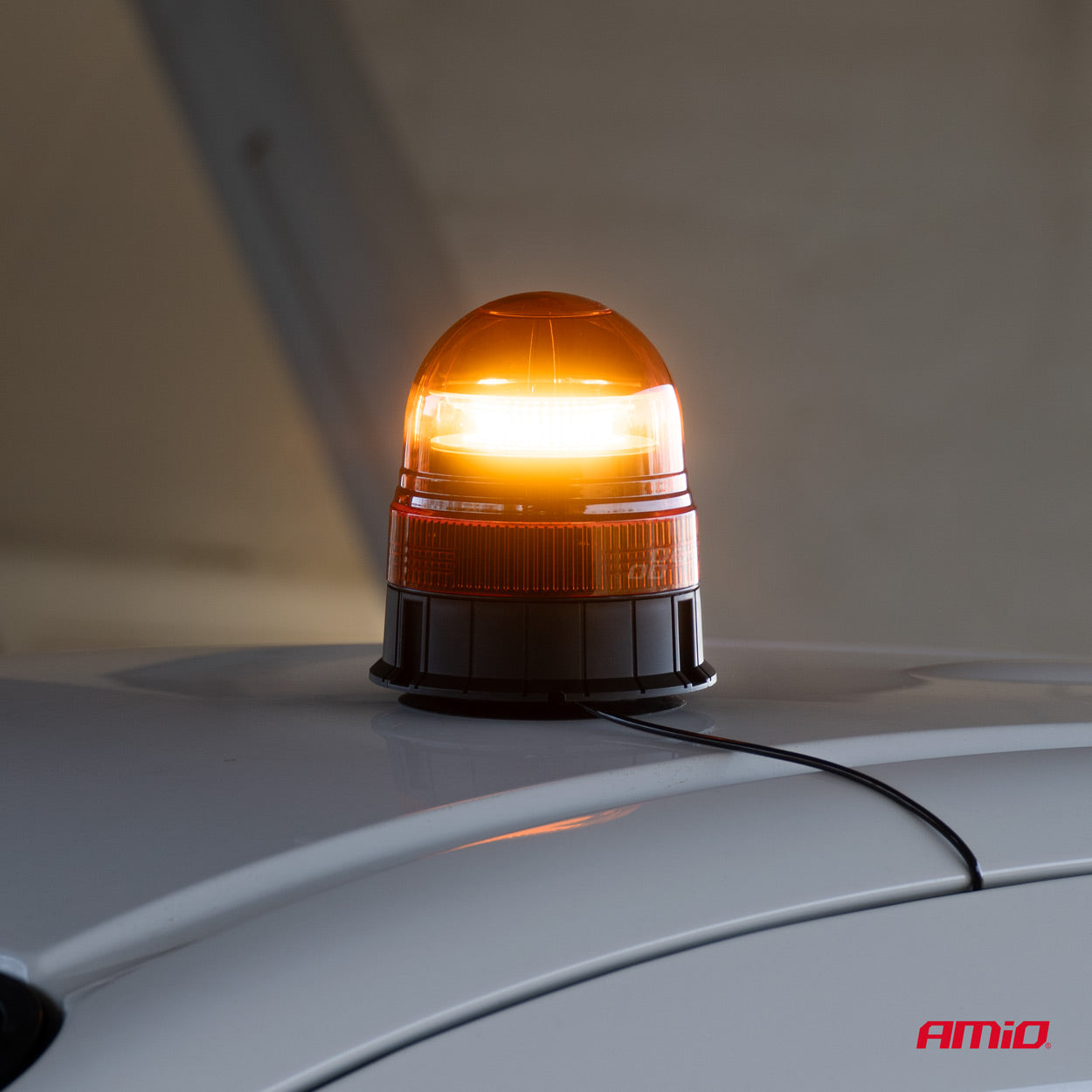 W02M LED figyelmeztető lámpa oldalnézetből