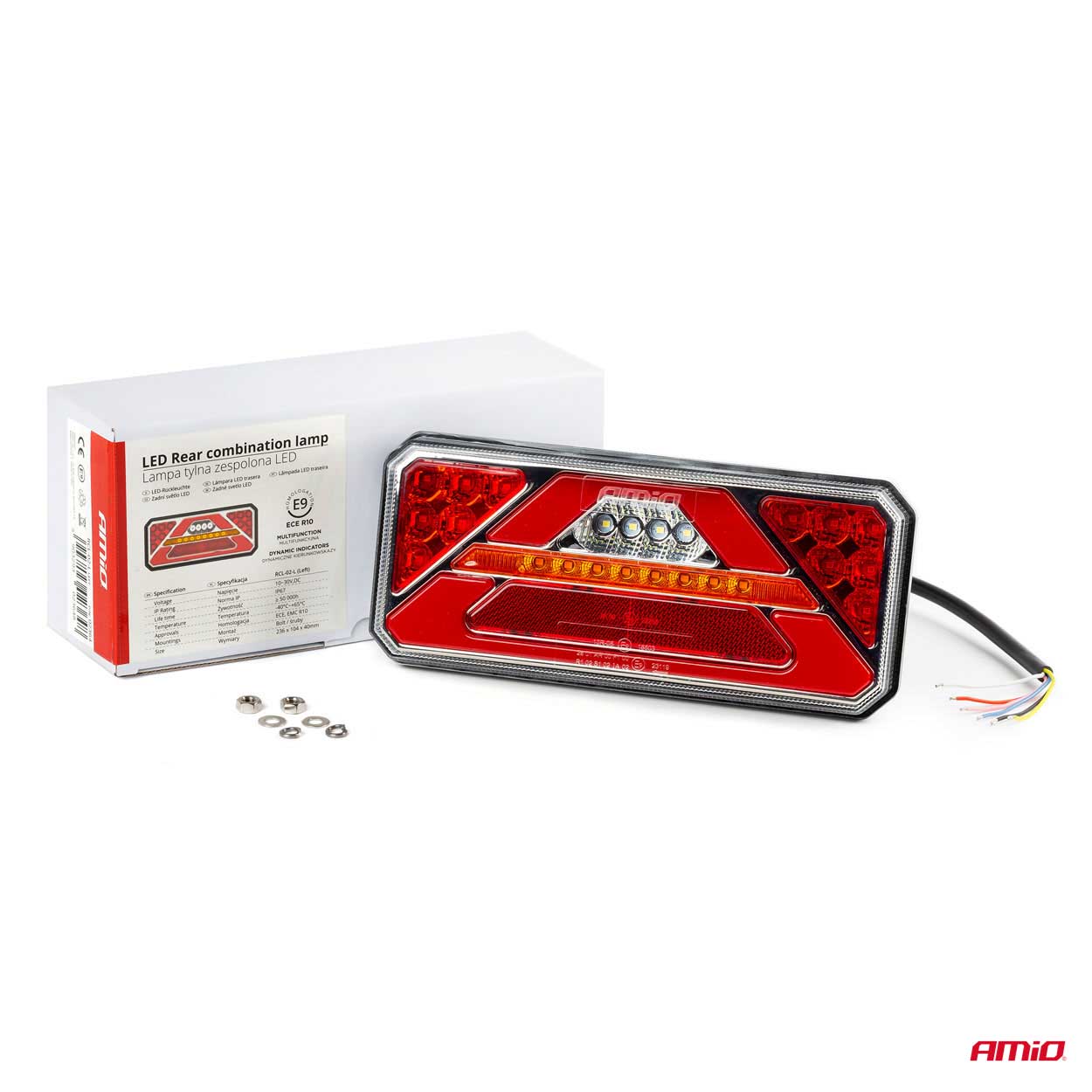 LED hátsó kombinált lámpa 10-30 V-hoz