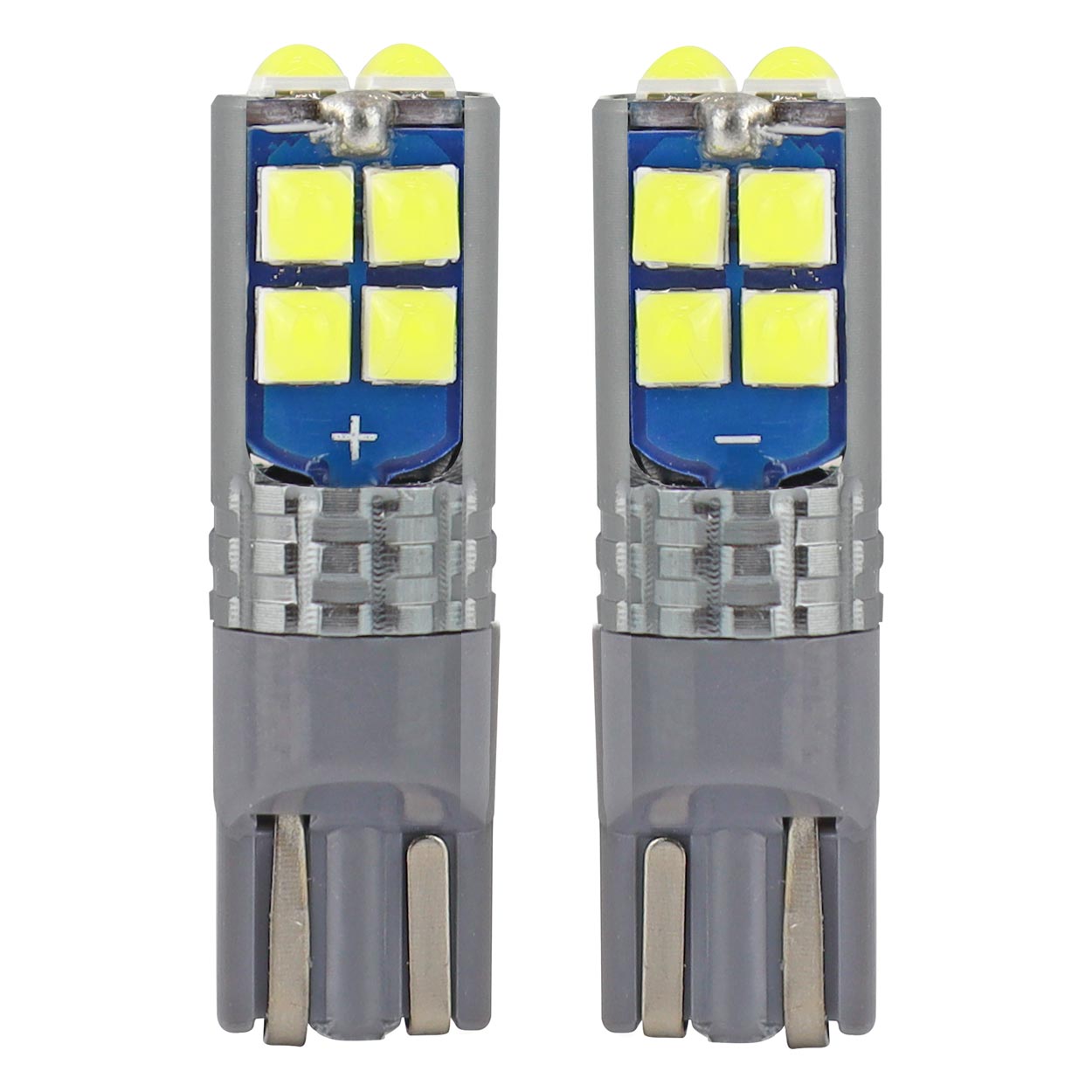 LED CANBUS W5W izzó 10 db SMD 3030 LED-del
