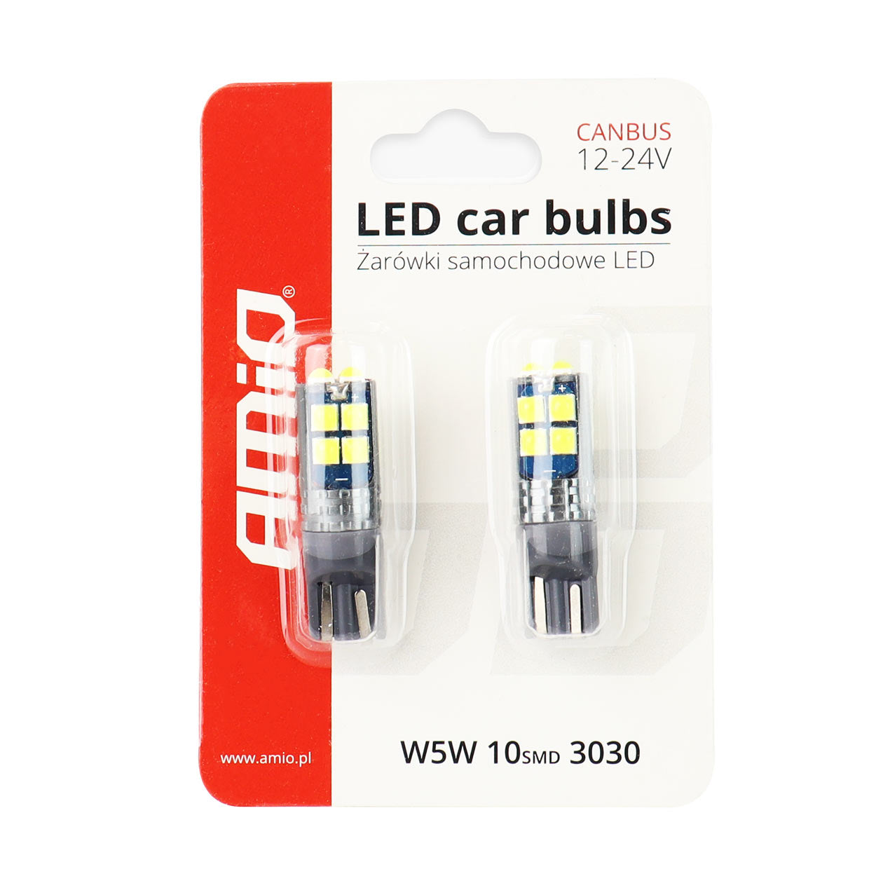 LED CANBUS W5W izzók 2 db-os csomagban