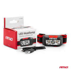 LED fejlámpa strapabíró házban