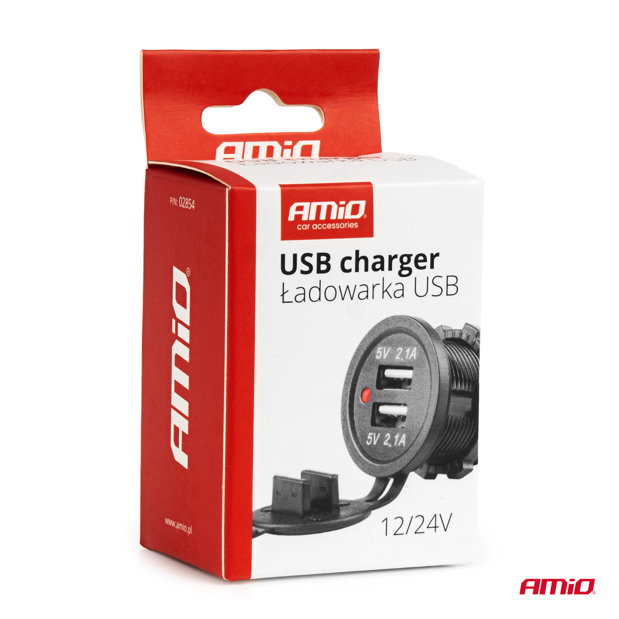 Vízálló USB autós töltő Qualcomm Quick Charge 3.0-val