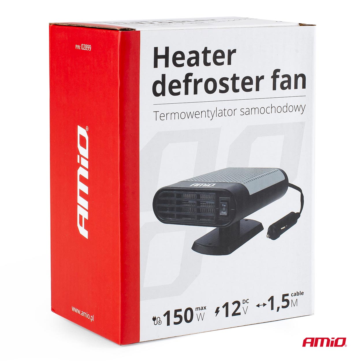 150 W maximális teljesítményű fűtőventilátor és páramentesítő
