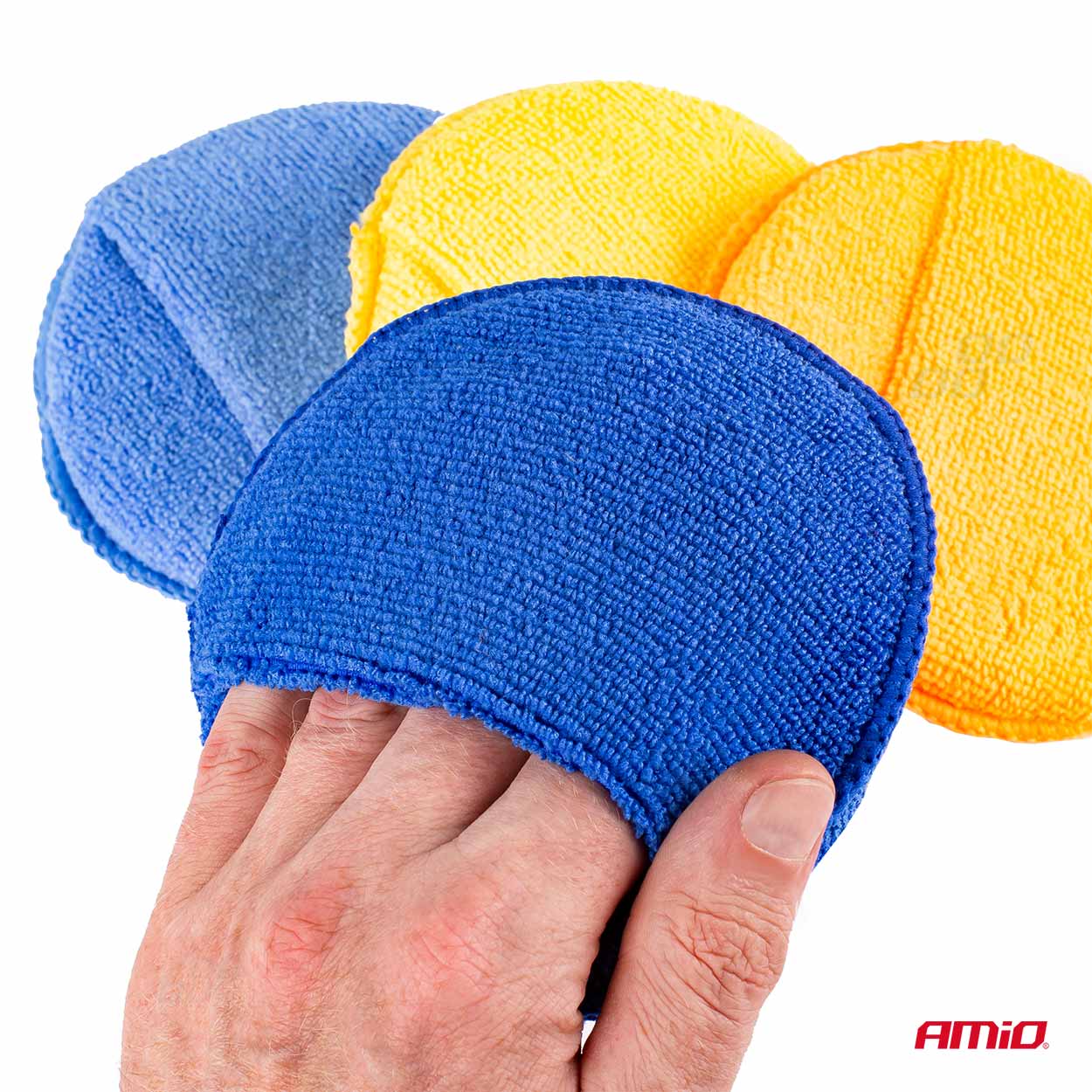 Sæt med mikrofiber-applikatorer til bilpleje
