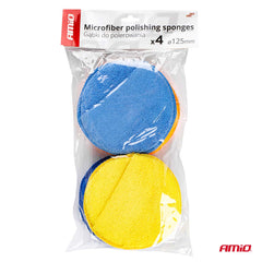 Mikrofiber-polersvampe med 12,5 cm diameter
