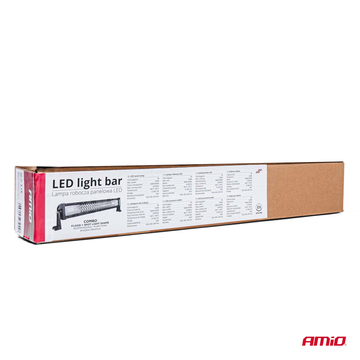 Buet LED-arbejdslygte med diffust og fokuseret lys
