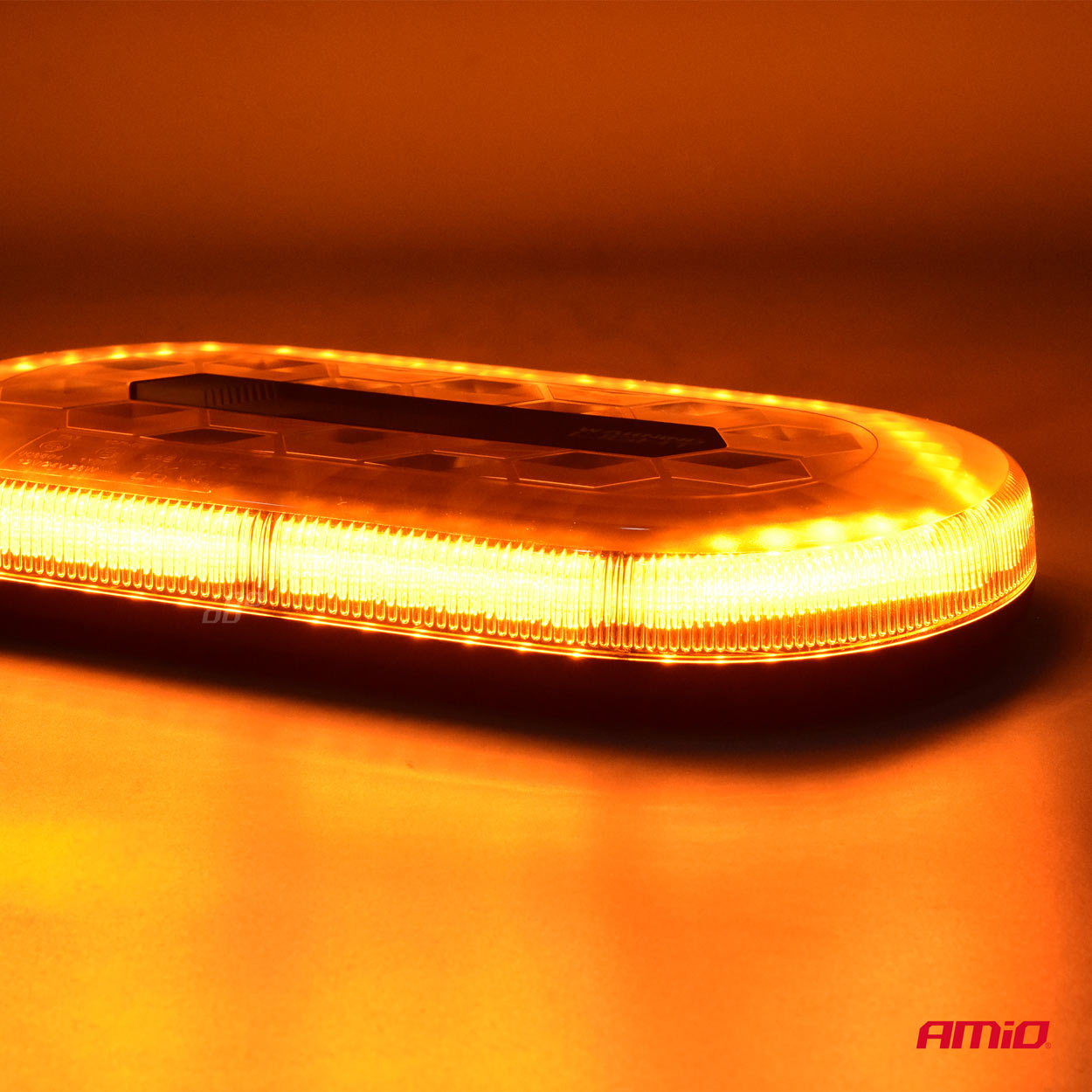 LED-advarselslygte med orange lys