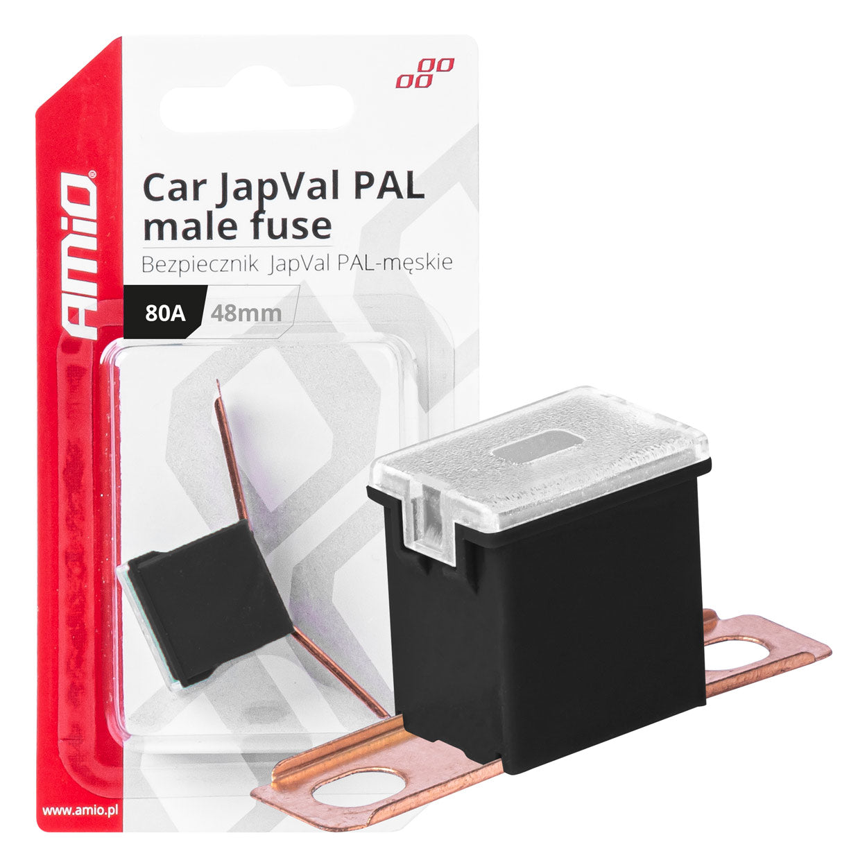 JAPVAL PAL-han-sikring 80 A og 48 mm
