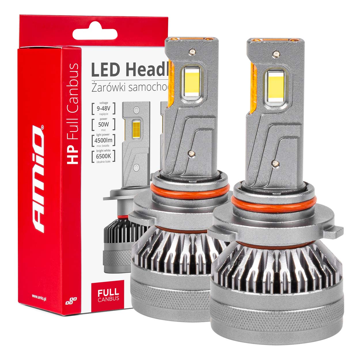 LED-forlygtepærer HB3 HIR1 H10 med CANBUS