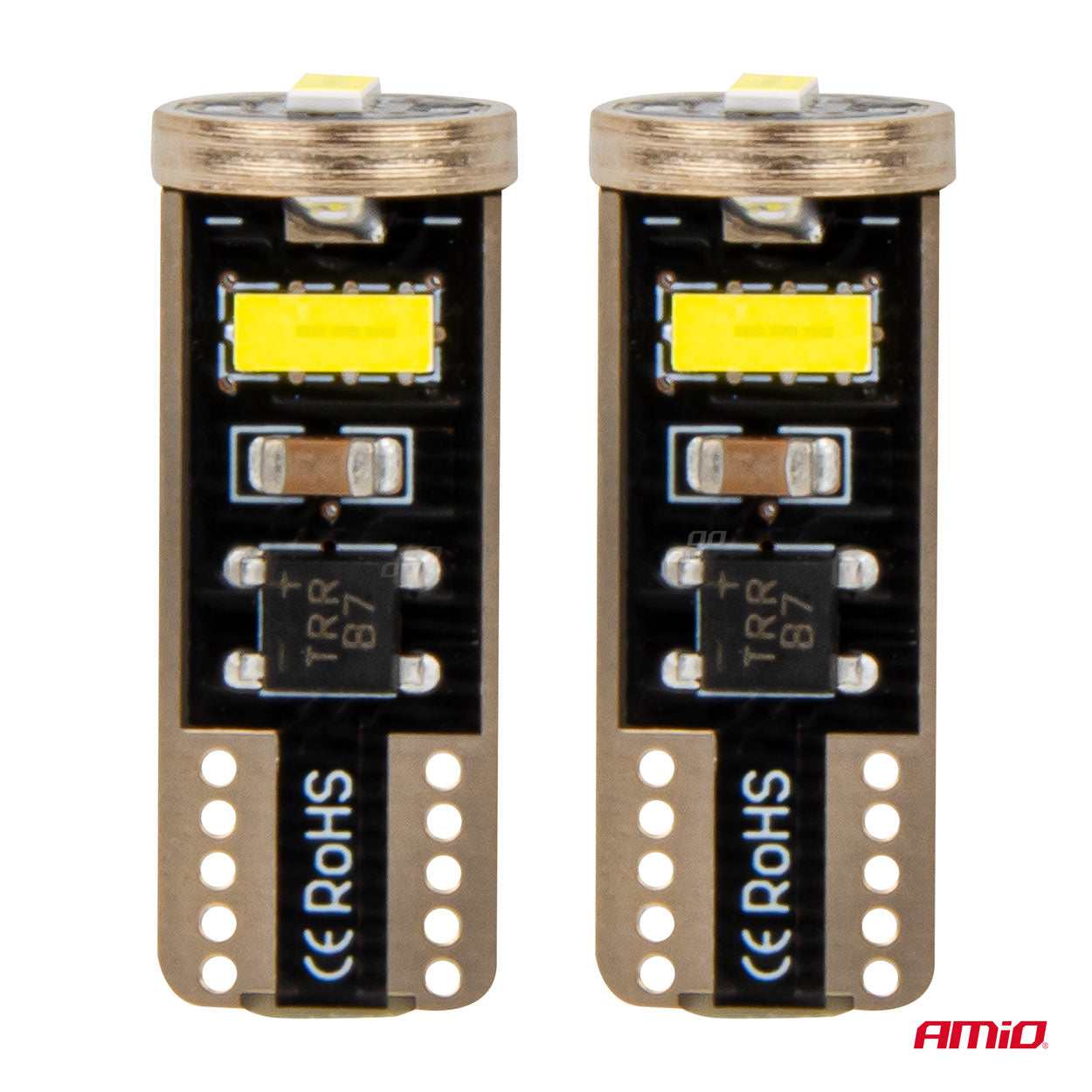 LED-pærer T10e W5W med 3x2055 SMD