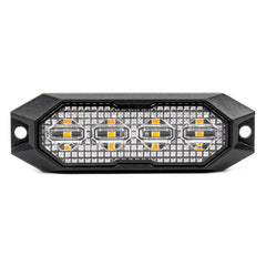 Slim LED-advarselslampe til grill med orange lys