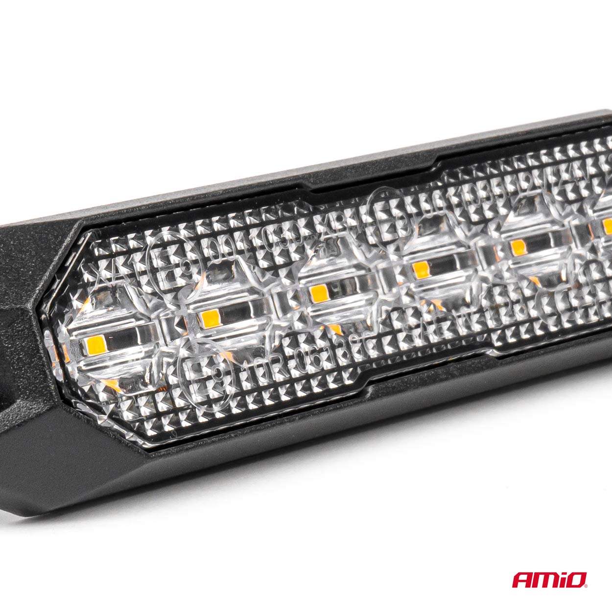 LED-advarselsblink til grill set fra siden