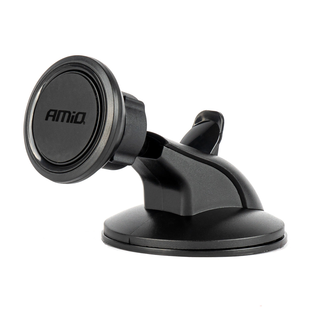 Magnetisk mobilholder monteret på bilens forrude