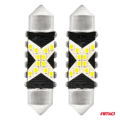 LED CANBUS-pære C5W set fra siden