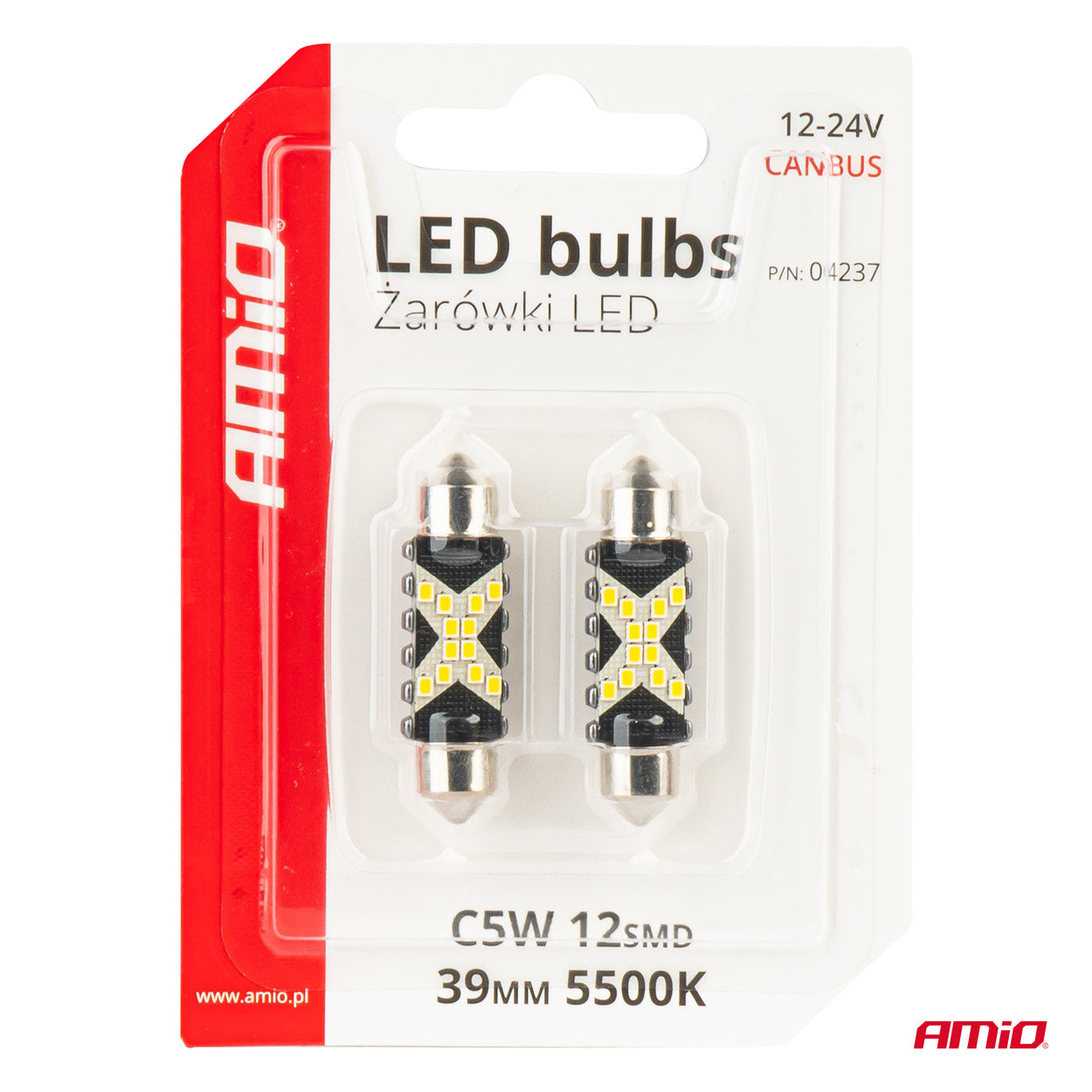 Pakke med LED CANBUS-pærer C5W