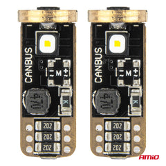 LED T10 W5W-pære til 12/24V