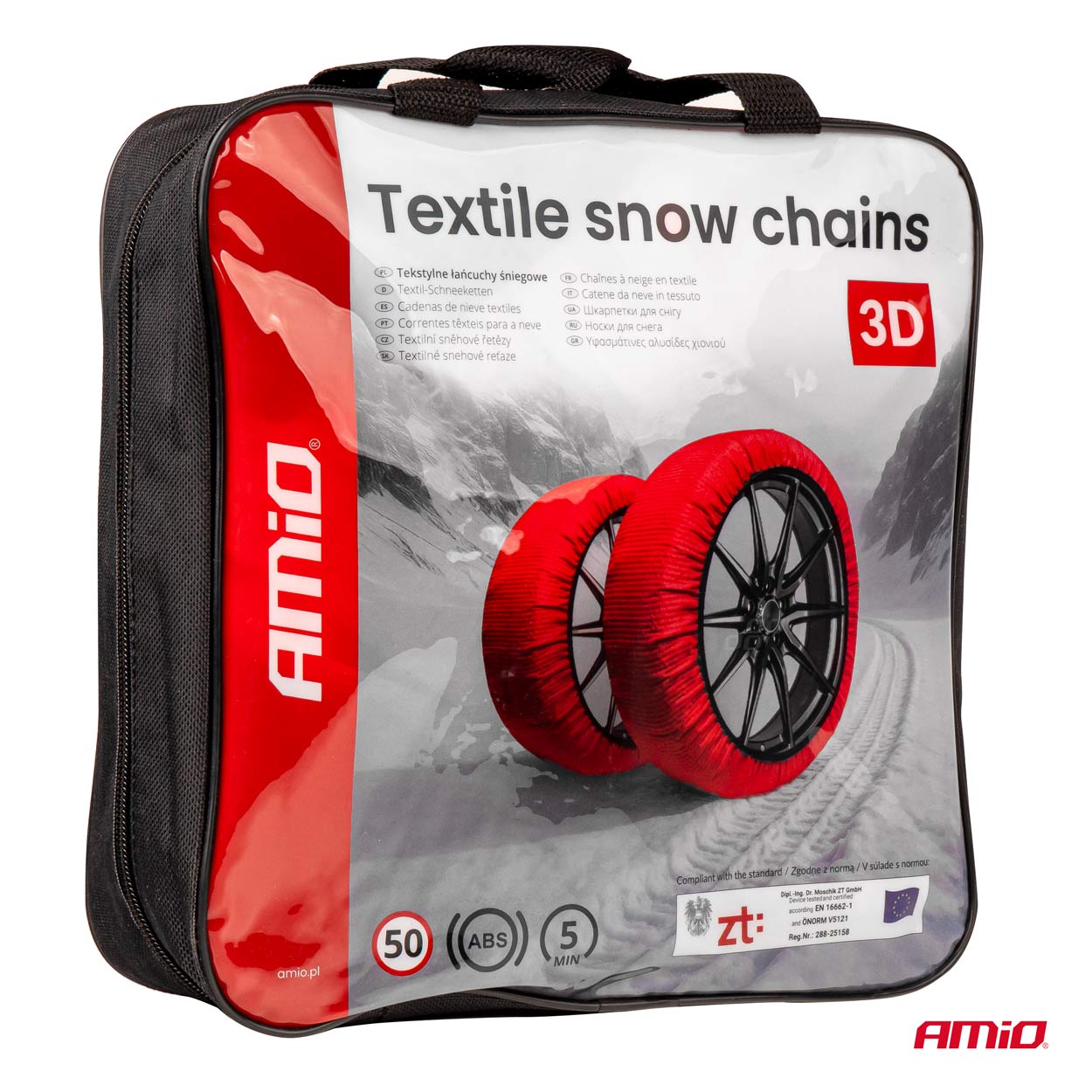 3D XS textil hólánc szerszám nélküli felszereléssel