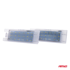 CLP18 LED-nummerpladelys set fra siden