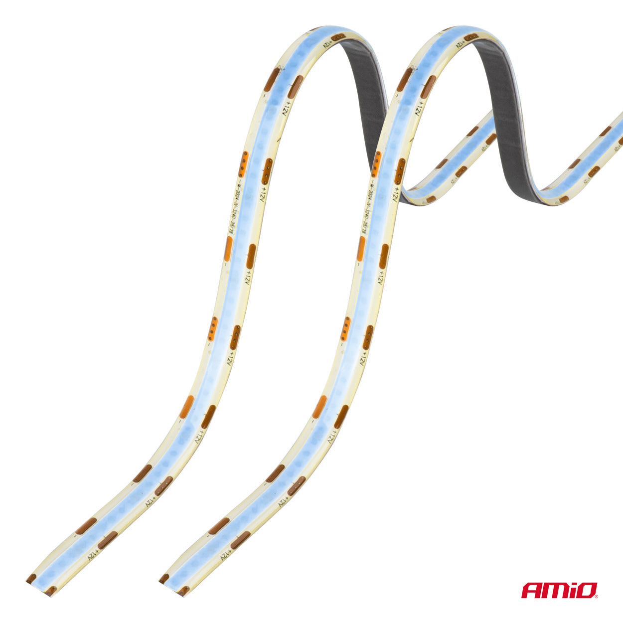 Blå LED COB-strip med fleksibelt design