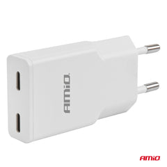Vægoplader med USB-C og Power Delivery-understøttelse