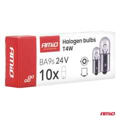 10 db T4W halogén izzó BA9S foglalattal