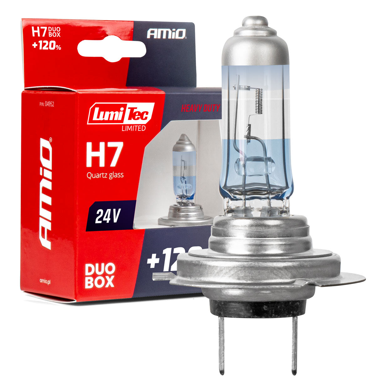 H7 halogén izzók 24V 70W LumiTec LIMITED +120% DUO