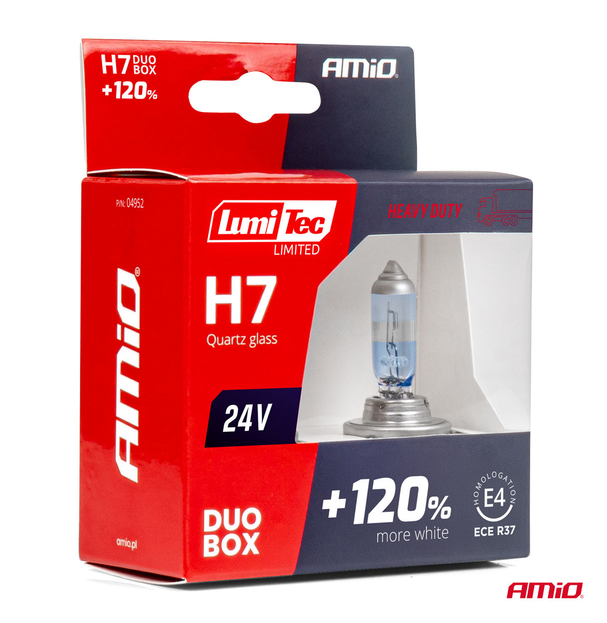 LumiTec H7 halogén izzók 24V 70W DUO szettben