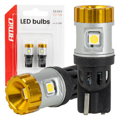 T10 LED-izzó CANBUS rendszerrel és fehér fénnyel