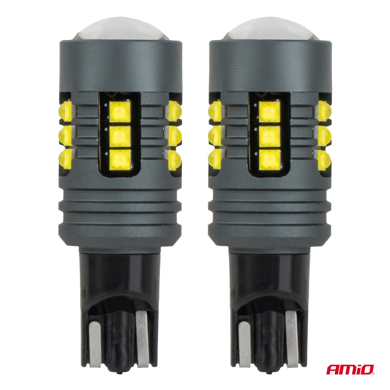 T15 LED izzó 18 db SMD 2525 LED-del, oldalnézetből