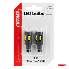 T15 LED izzó 18 db SMD 2525 LED-del