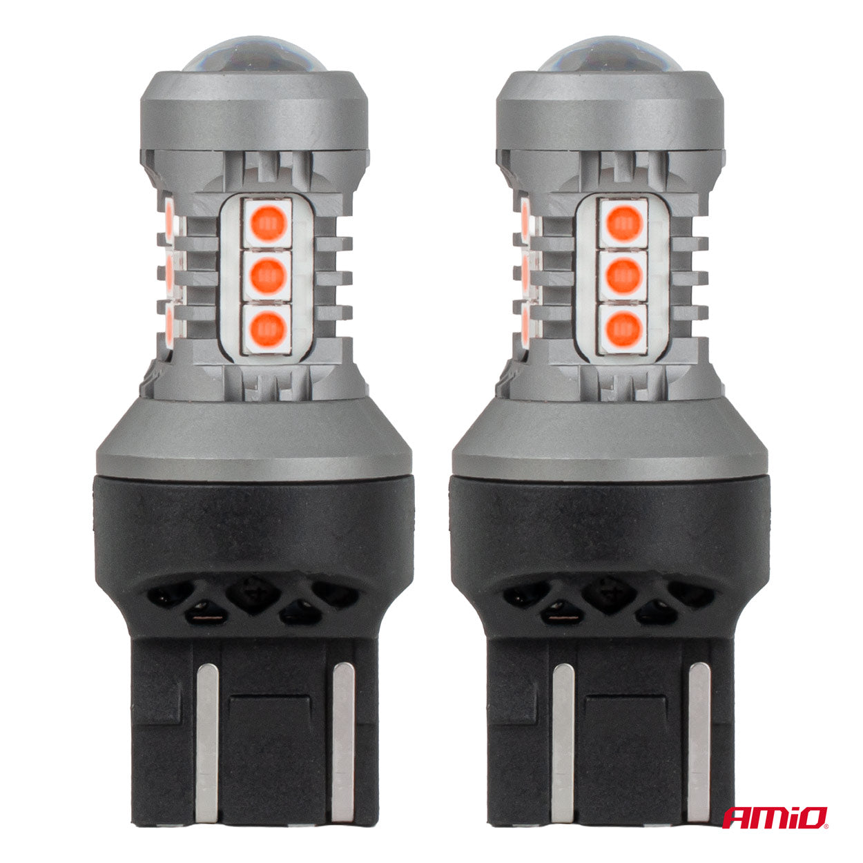 7443 W21/5W LED izzó piros fénnyel