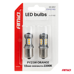 LED izzó irányjelzőhöz BAU15S/PY21W foglalattal