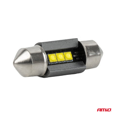 31 mm-es LED izzó fehér fénnyel járművekhez