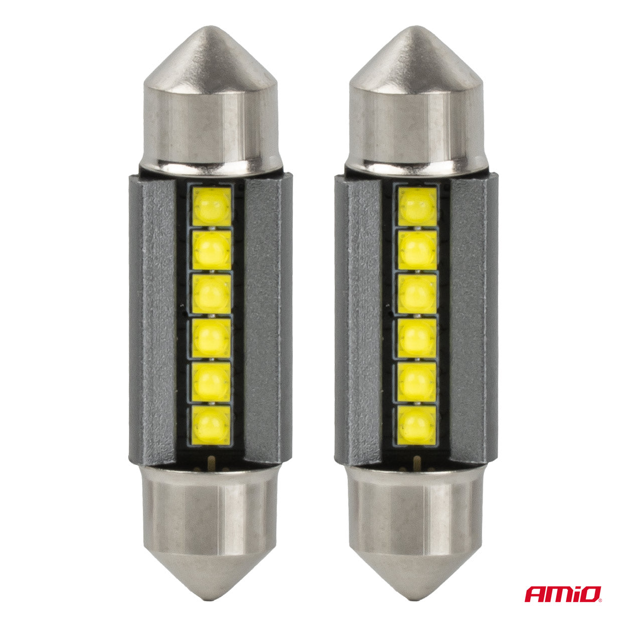 39 mm-es CANBUS LED izzó 12/24 V-hoz, fehér fénnyel