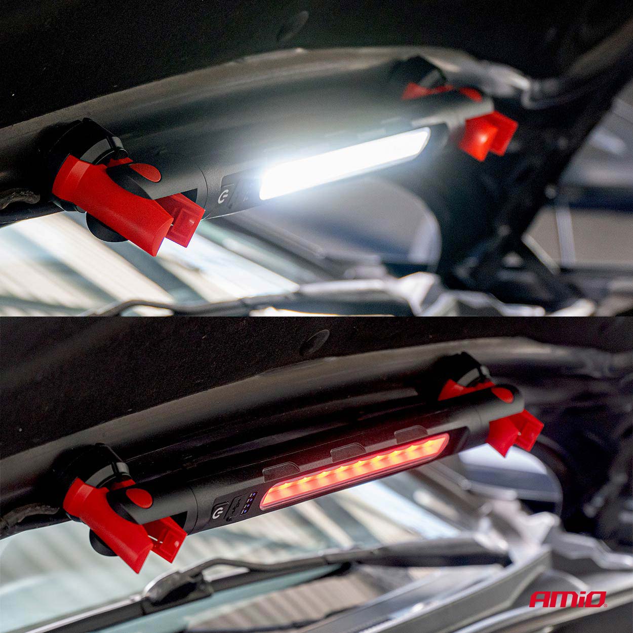 LED vizsgálólámpa mágnessel és csipesszel