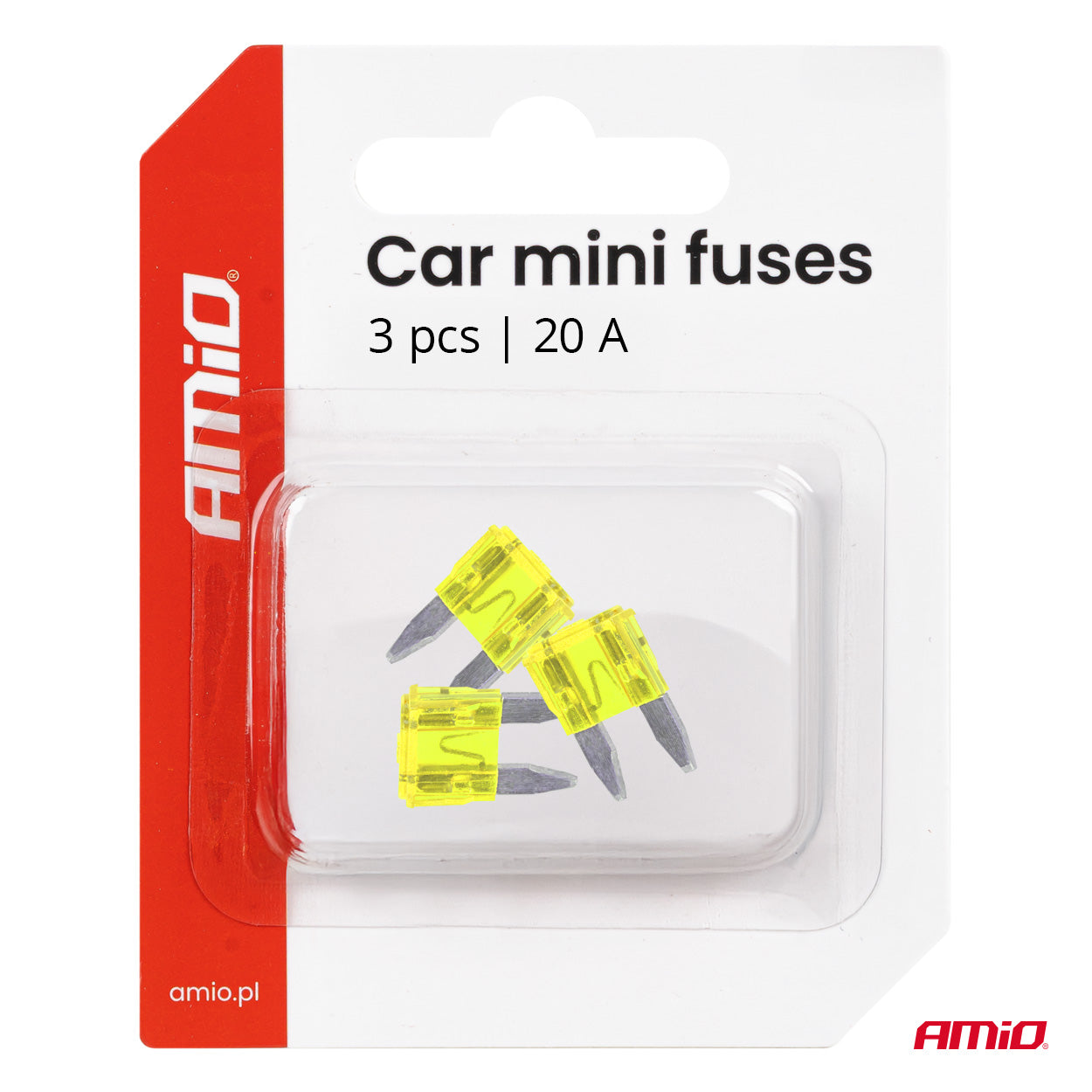 20A-es MINI autó biztosíték készlet