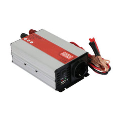 Carpoint 12V–230V 600 W inverter akkumulátorsarukkal 