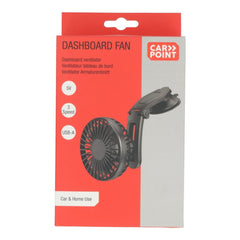 Carpoint tapadókorongos műszerfal-ventilátor, USB-A, Ø 10,5 cm, 5 V 