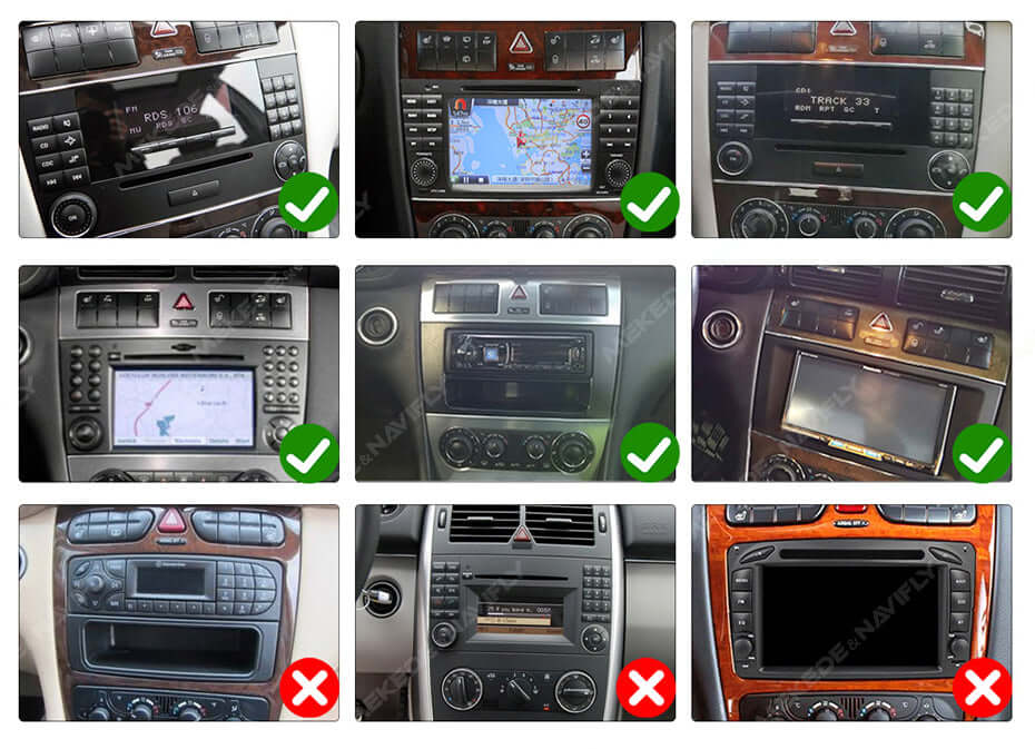 Mercedes-Benz W203 és társai – 8" autorádió Apple CarPlay és Android Auto támogatással – Carmedia24.hu